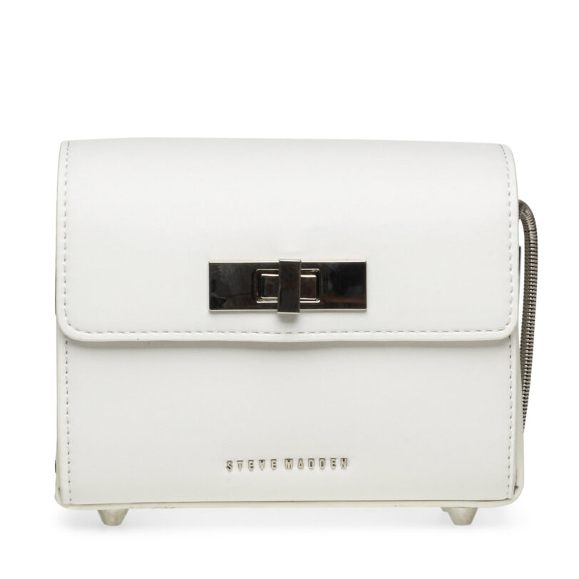 Дамска чанта Steve Madden Bminsk SM13001388-02002-WHT Бял цвят на ниска цена