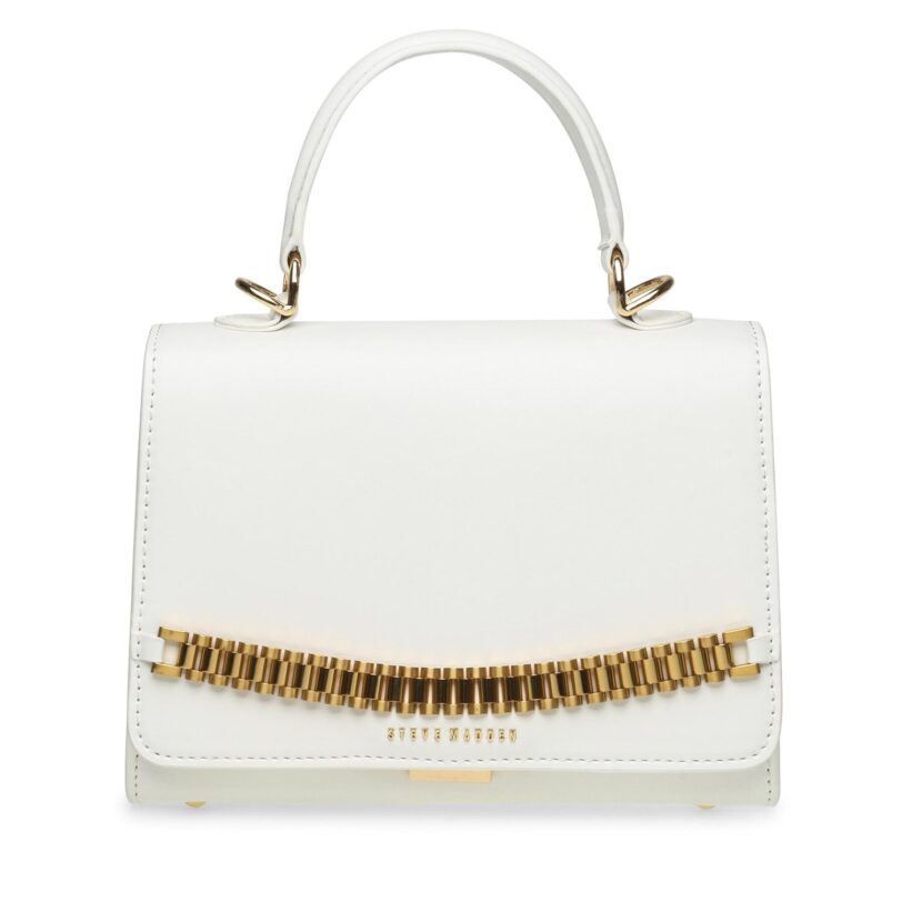 Дамска чанта Steve Madden Bmoment SM13001393-02002-WHG Бял цвят на ниска цена