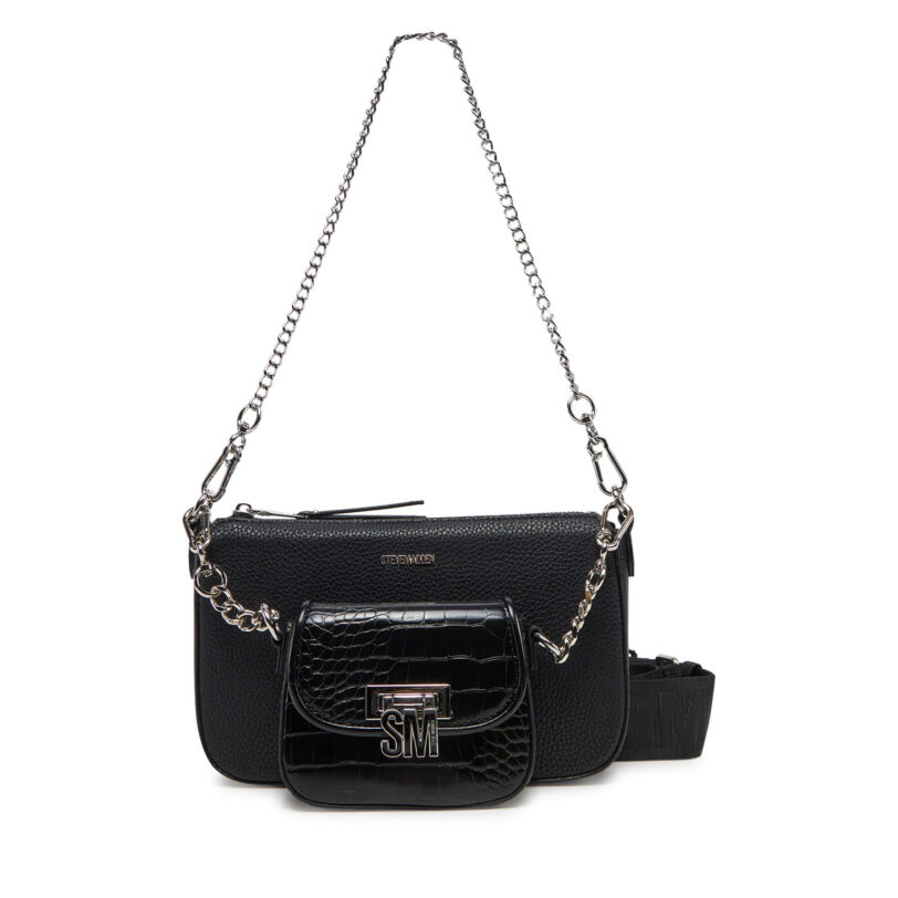 Дамска чанта Steve Madden Bnaim SM13001550 Черен цвят на ниска цена