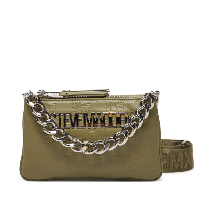 Дамска чанта Steve Madden Bnicco-L SM13001702 Каки цвят на ниска цена