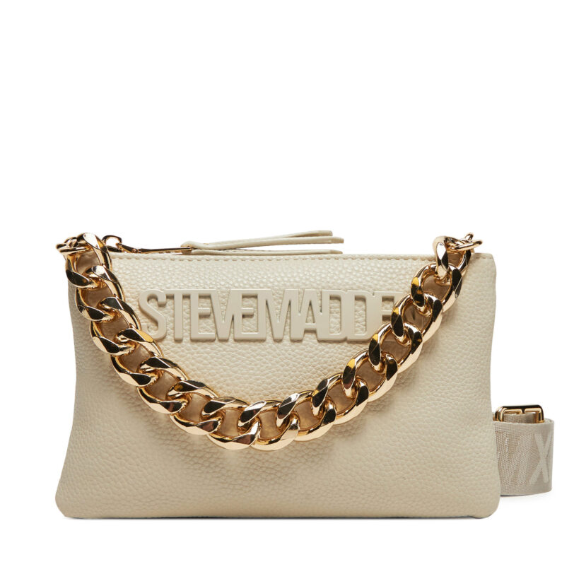 Дамска чанта Steve Madden Bnicco SM13001162 Екрю цвят на ниска цена