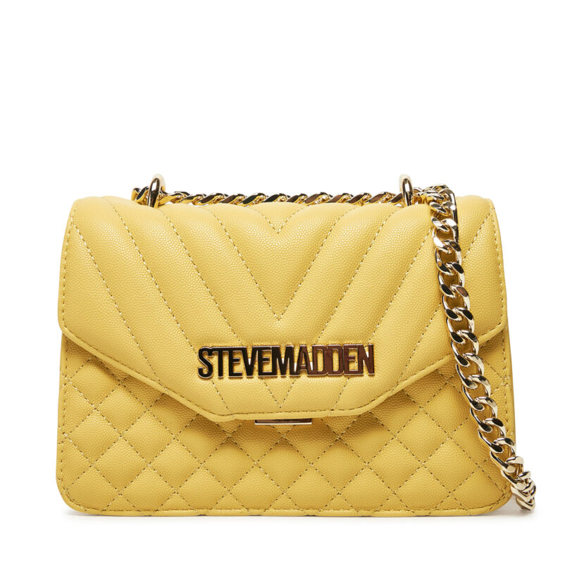 Дамска чанта Steve Madden Bstake-2 SM13001704 Жълт цвят на ниска цена