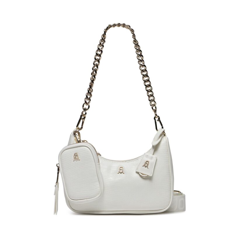 Дамска чанта Steve Madden Bvital-E SM13001219-WHT Бял цвят на ниска цена