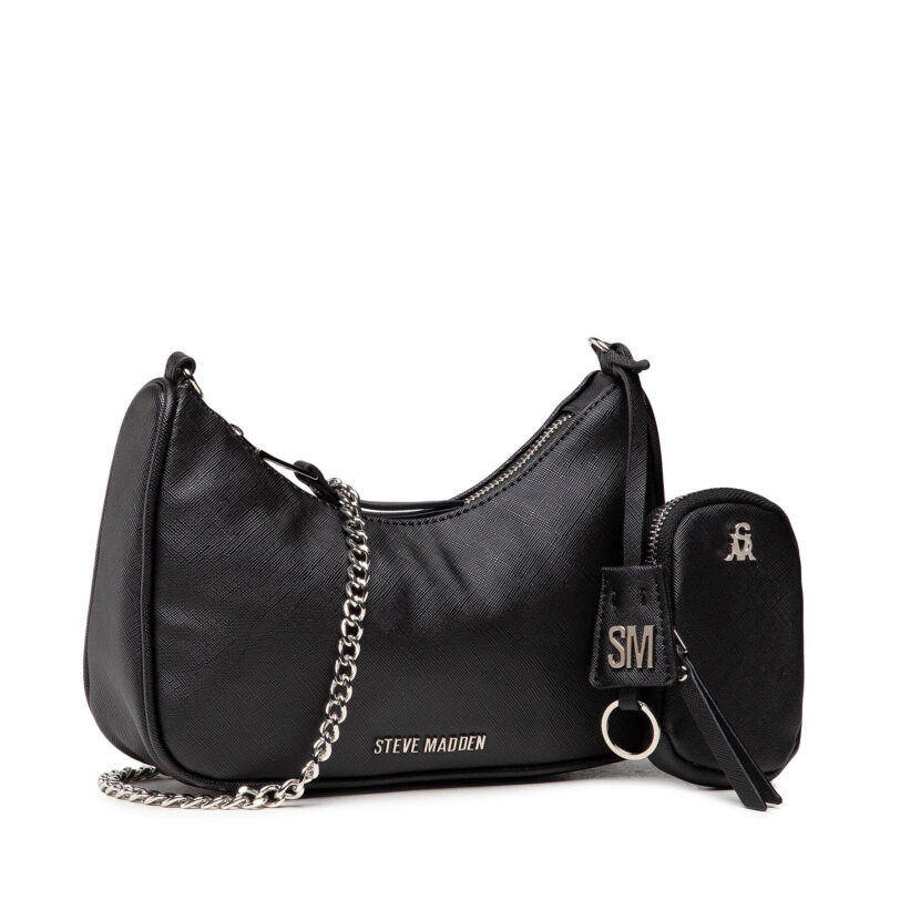 Дамска чанта Steve Madden Bvital-S SM13000595-02002-BLK Черен цвят на ниска цена