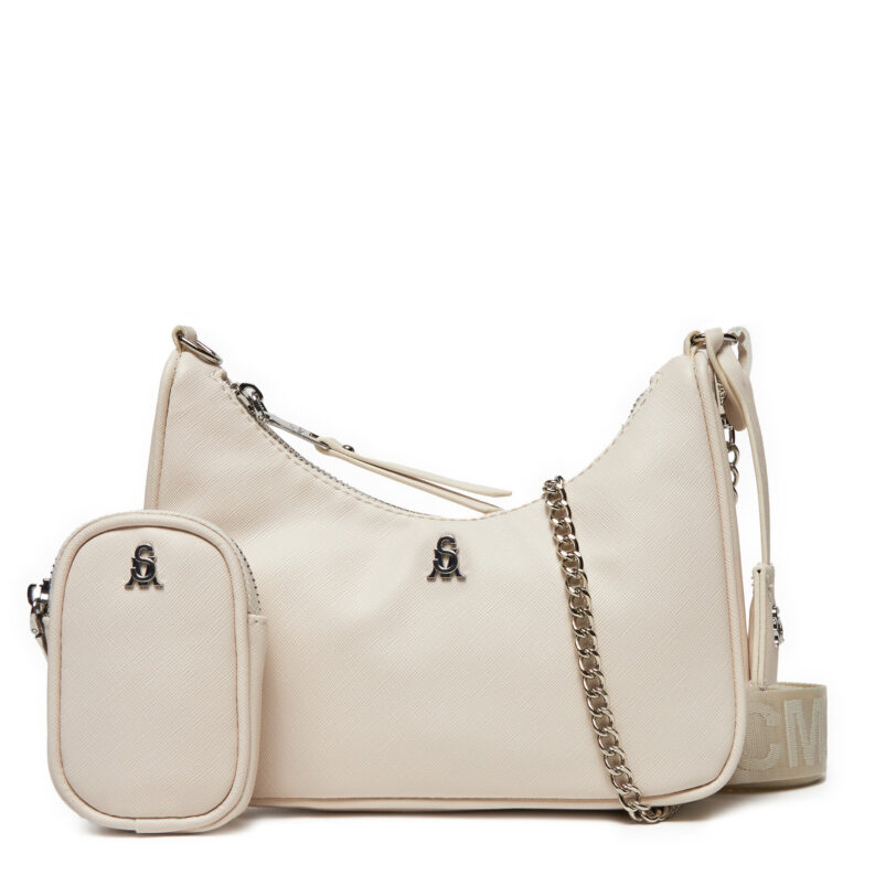 Дамска чанта Steve Madden Bvital-S SM13000595 Екрю цвят на ниска цена