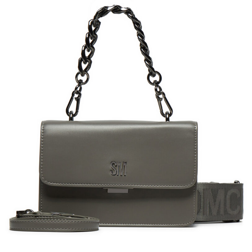 Дамска чанта Steve Madden Bzen SM13001124 Сив цвят на ниска цена