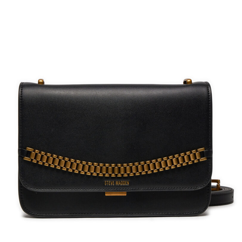 Дамска чанта Steve Madden SM13001392 B-G Черен цвят на ниска цена