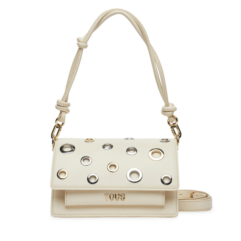 Дамска чанта TOUS Audree Eyelets 2002202901 Бежов цвят на ниска цена