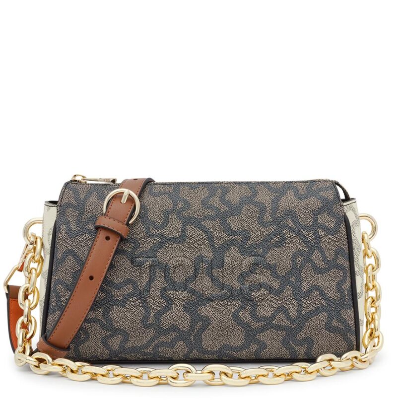 Дамска чанта TOUS Bolso Hombro-Band K Icon 2002003202 Кафяв цвят на ниска цена