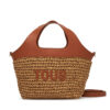 Дамска чанта TOUS Lirio Rafia 2002205343 Кафяв цвят на ниска цена