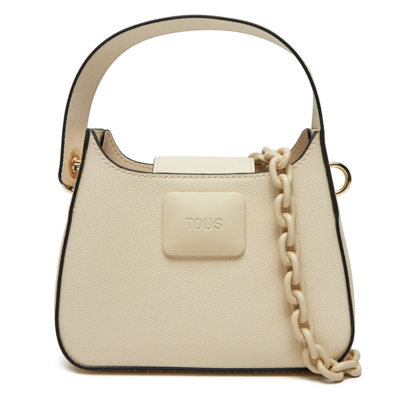 Дамска чанта TOUS Mini Bolso Hombro T Lucia 2002039501 Екрю цвят на ниска цена
