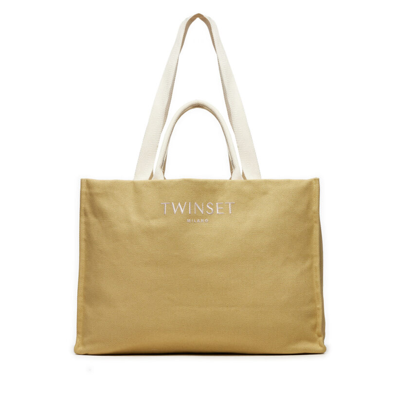 Дамска чанта TWINSET 241TD8110 Бежов цвят на ниска цена
