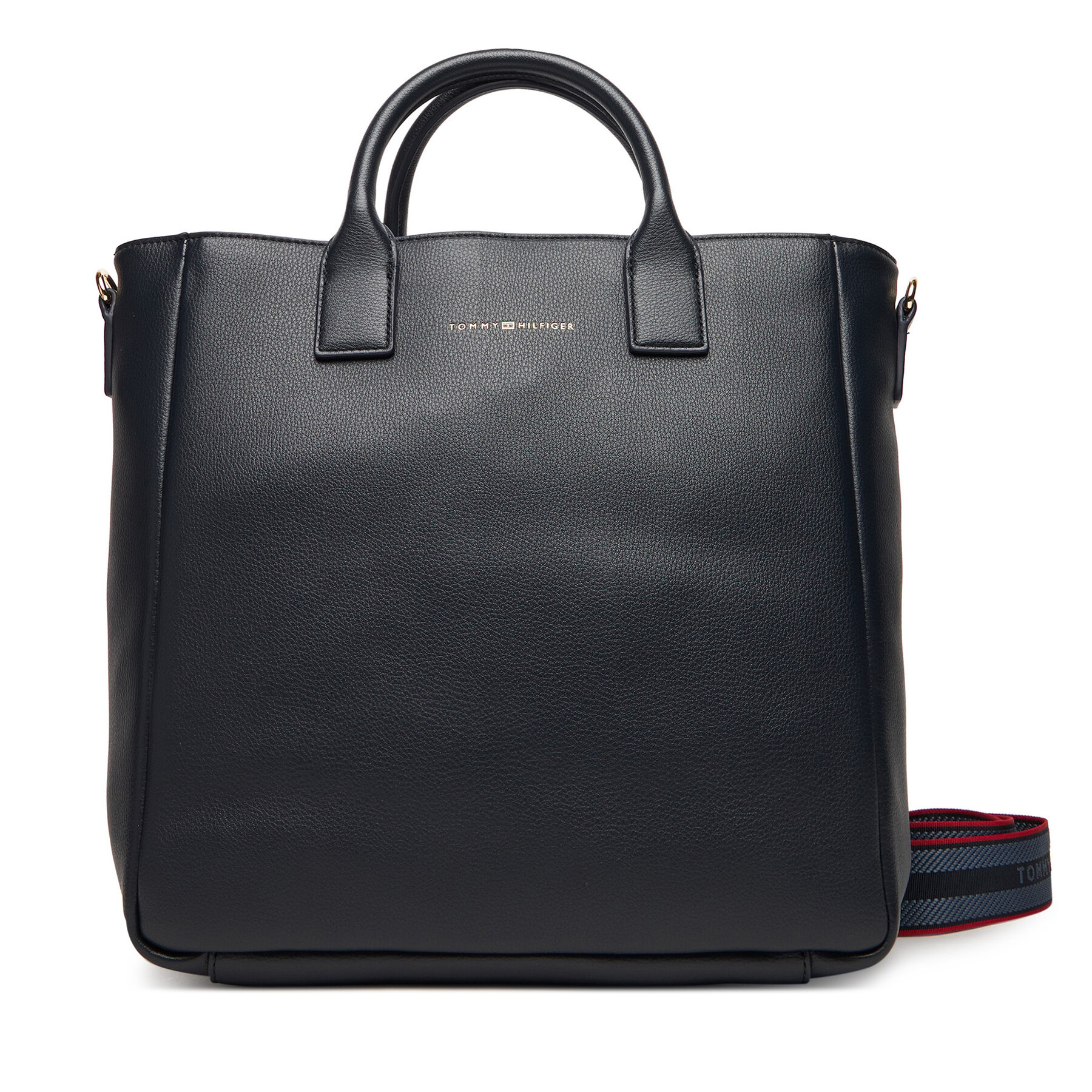 Дамска чанта Tommy Hilfiger AW0AW17971 Тъмносин цвят на ниска цена