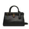 Дамска чанта Tommy Hilfiger American Icon Mini Tote Leather AW0AW17926 Черен цвят на ниска цена