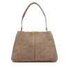 Дамска чанта Tommy Hilfiger Casual Leather Shoulder Bag Sued AW0AW18201 Бежов цвят на ниска цена