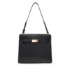 Дамска чанта Tommy Hilfiger Heritage Shoulder Bag AW0AW17182 Черен цвят на ниска цена