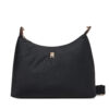 Дамска чанта Tommy Hilfiger Popette Shoulder Bag AW0AW17937 Черен цвят на ниска цена