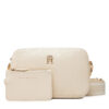 Дамска чанта Tommy Hilfiger Th Distinct Camera Bag Mono AW0AW17221 Бежов цвят на ниска цена