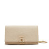Дамска чанта Tommy Hilfiger Th Her Flap W/Chain AW0AW17403 Бежов цвят на ниска цена