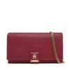 Дамска чанта Tommy Hilfiger Th Her Flap W/Chain AW0AW17403 Червен цвят на ниска цена