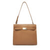 Дамска чанта Tommy Hilfiger Th Heritage Shoulder Bag AW0AW17182 Кафяв цвят на ниска цена