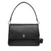Дамска чанта Tommy Hilfiger Th Joy Shoulder Bag AW0AW16815 Черен цвят на ниска цена