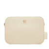 Дамска чанта Tommy Hilfiger Th Logotape Camera Bag AW0AW17229 Бежов цвят на ниска цена