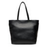 Дамска чанта Tommy Hilfiger Th Logotape Tote AW0AW17693 Черен цвят на ниска цена