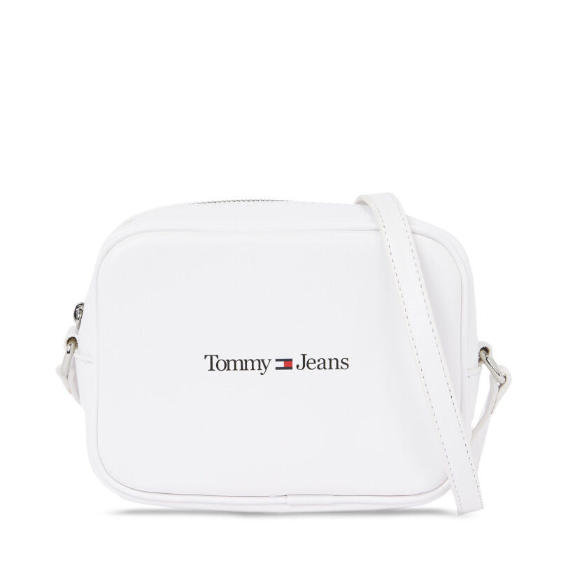 Дамска чанта Tommy Jeans Camera bag AW0AW15029 Бял цвят на ниска цена