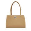 Дамска чанта Tommy Jeans Tjw American Cool Med Tote AW0AW17297 Бежов цвят на ниска цена