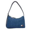Дамска чанта Tommy Jeans Tjw Cool Denim Shoulder Bag AW0AW17877 Син цвят на ниска цена