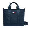 Дамска чанта Tommy Jeans Tjw Daily Mini Tote AW0AW17566 Тъмносин цвят на ниска цена