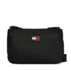Дамска чанта Tommy Jeans Tjw Daily Shoulder Bag AW0AW17544 Черен цвят на ниска цена