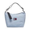 Дамска чанта Tommy Jeans Tjw Heritage Shoulder Bag AW0AW15823 Светлосиньо цвят на ниска цена