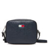 Дамска чанта Tommy Jeans Tjw Must Camera Bag AW0AW17543 Тъмносин цвят на ниска цена