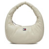 Дамска чанта Tommy Jeans Tjw Pillow Shoulder Bag AW0AW16977 Бежов цвят на ниска цена