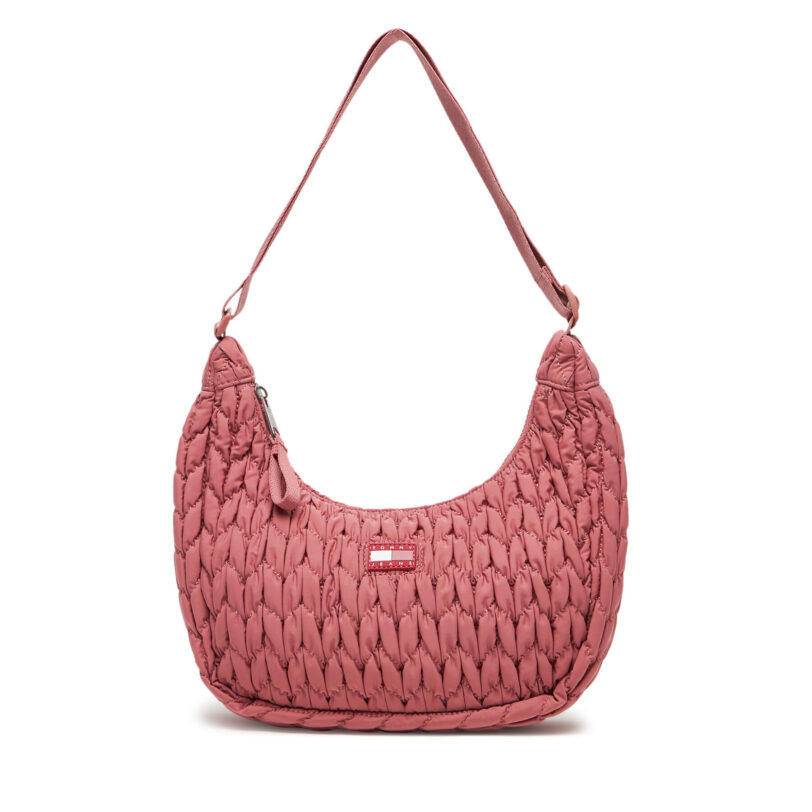 Дамска чанта Tommy Jeans Tjw Urban Quilted AW0AW17546 Розов цвят на ниска цена