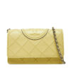 Дамска чанта Tory Burch 138853 Жълт цвят на ниска цена