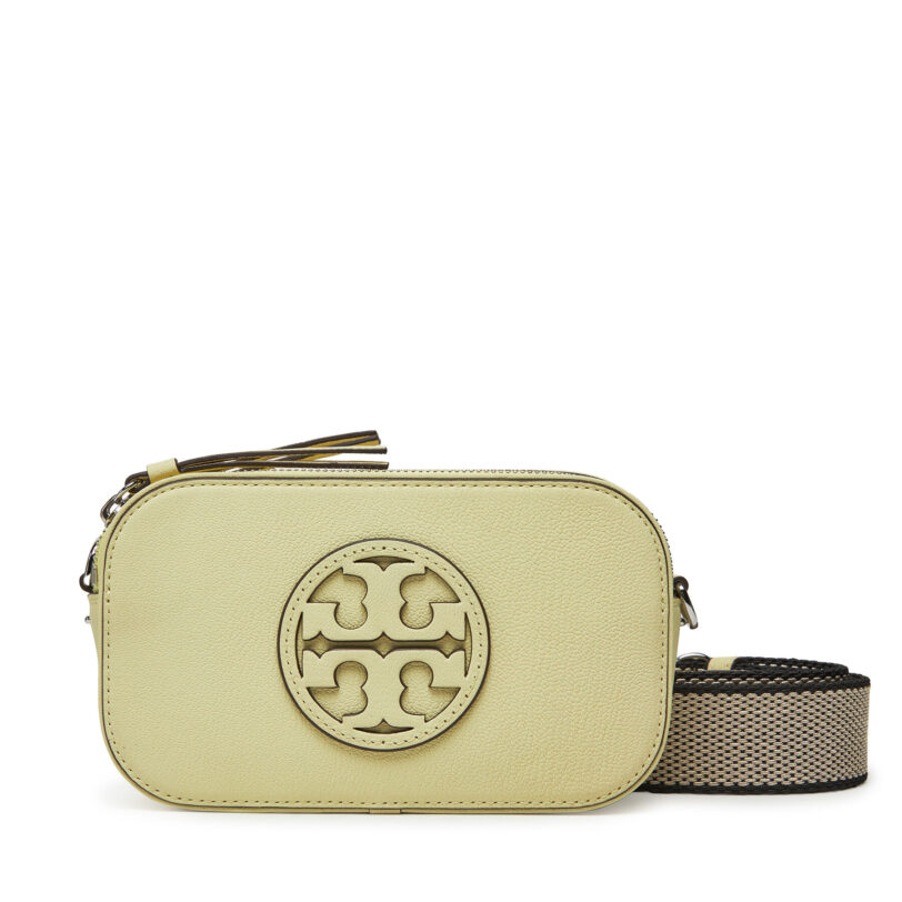 Дамска чанта Tory Burch 165071 Жълт цвят на ниска цена