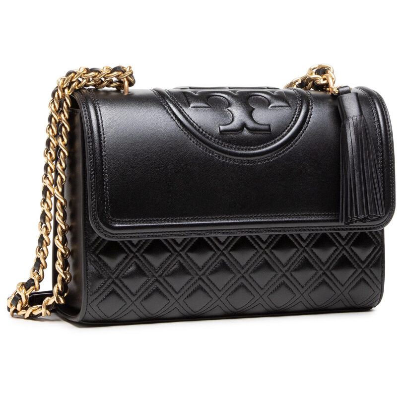 Дамска чанта Tory Burch 76997 Черен цвят на ниска цена