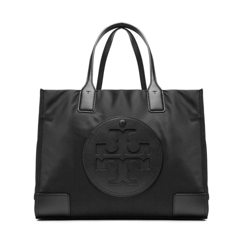 Дамска чанта Tory Burch Ella Small Tote 88578 Черен цвят на ниска цена