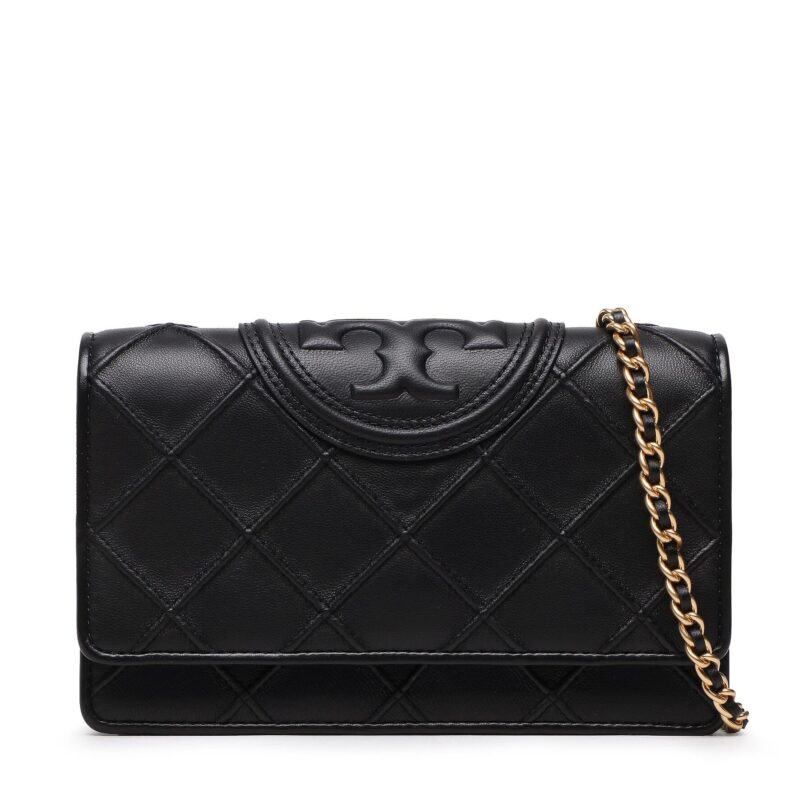 Дамска чанта Tory Burch Fleming 138853 Черен цвят на ниска цена