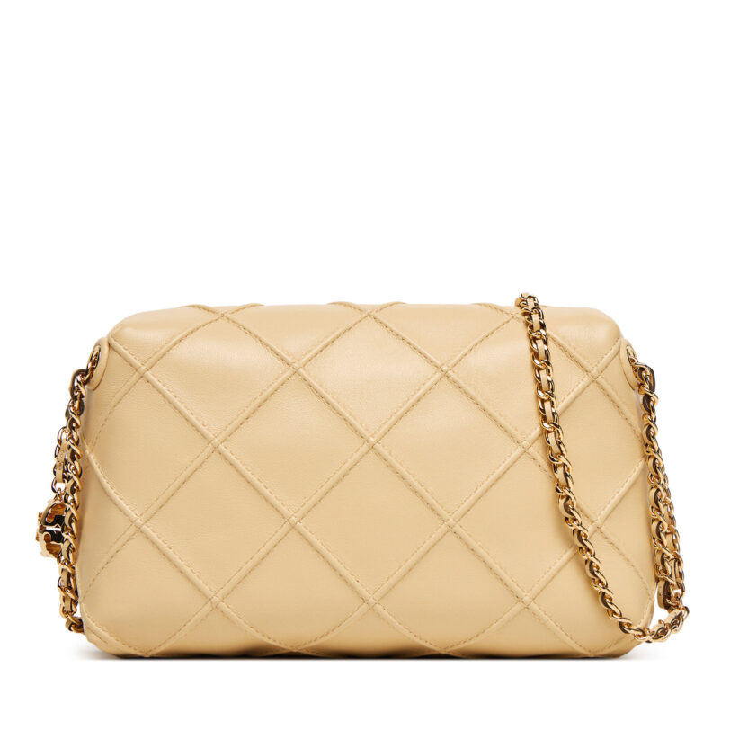 Дамска чанта Tory Burch Fleming Small 169226 Екрю цвят на ниска цена