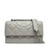 Дамска чанта Tory Burch Fleming Small Convertible Shoulder Bag 164800 Сив цвят на ниска цена