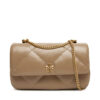 Дамска чанта Tory Burch Mini Kira Diamond 154710 Бежов цвят на ниска цена
