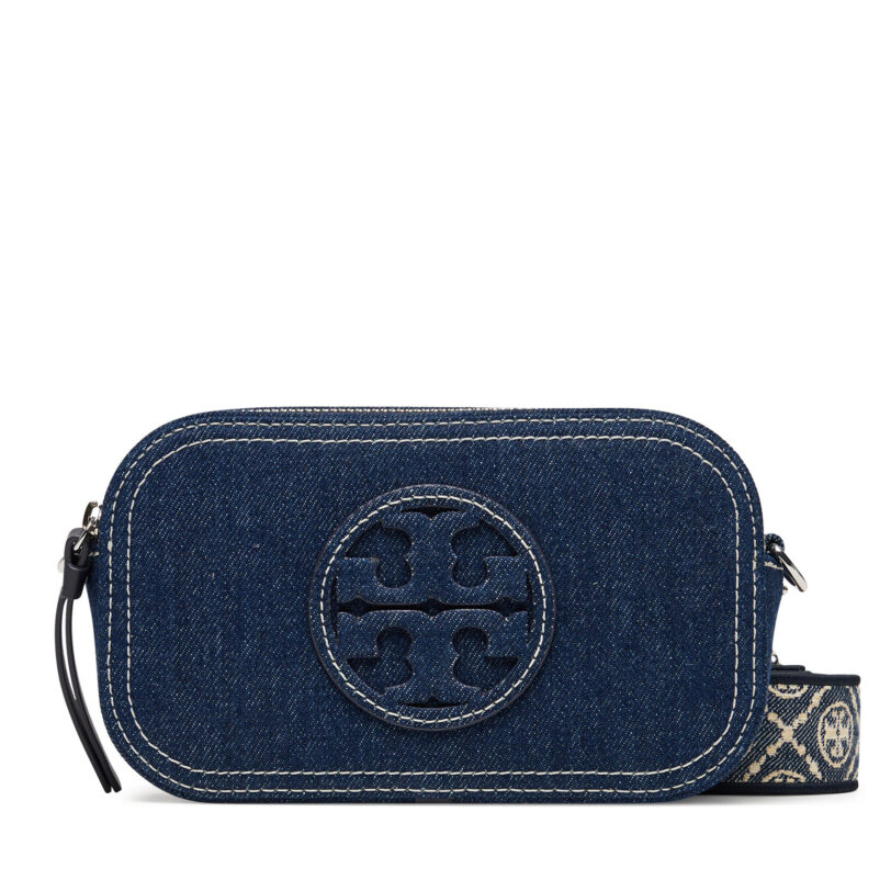 Дамска чанта Tory Burch Mini Miller 169246 Тъмносин цвят на ниска цена