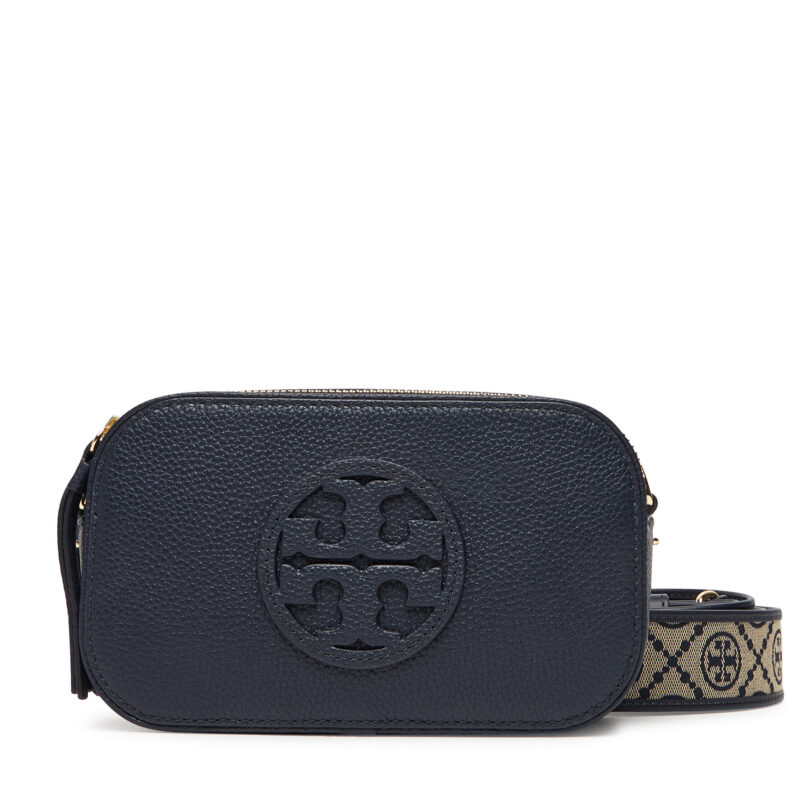 Дамска чанта Tory Burch Mini Miller Crossbody 171955 Тъмносин цвят на ниска цена