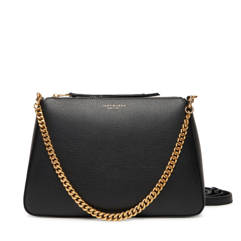 Дамска чанта Tory Burch Perry 175544 Черен цвят на ниска цена