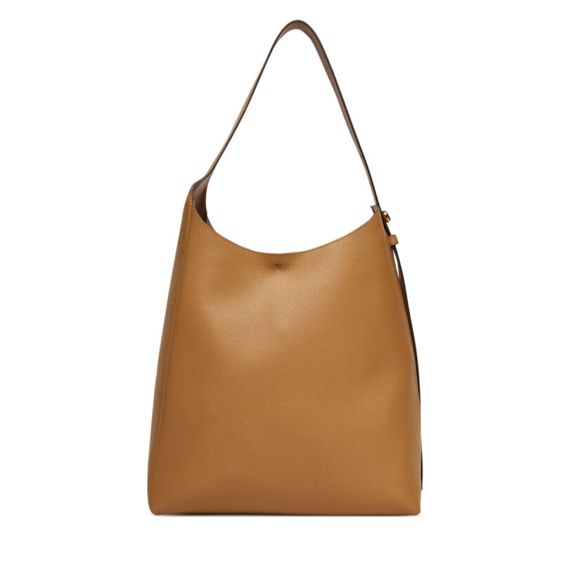 Дамска чанта Tory Burch Romy Hobo 170964 Кафяв цвят на ниска цена