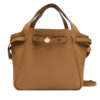Дамска чанта Tory Burch Romy Satchel 164866 Кафяв цвят на ниска цена